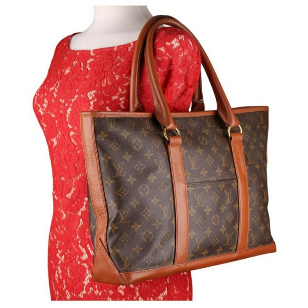 Rare 💯 Louis Vuitton Sac Weekend Monogram Tote - Picture 3 of 16